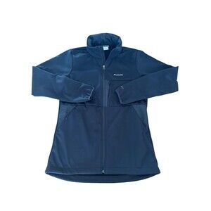 Columbia Womens Large Omni-Shield Black Jacket Packable Roll Up Hood